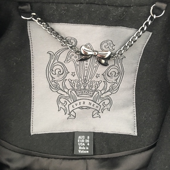 New belt coat- Brand EVER NEW - Size S - Picture 4 of 4